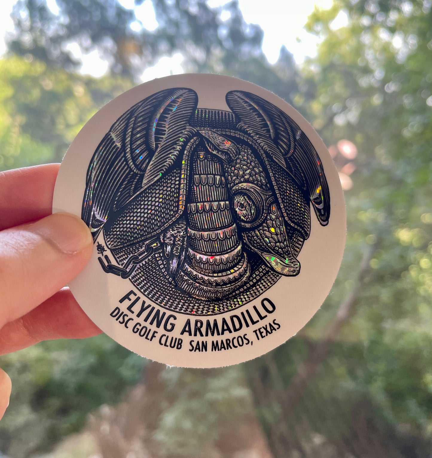 2" Die Cut Holographic Glossy Stickers