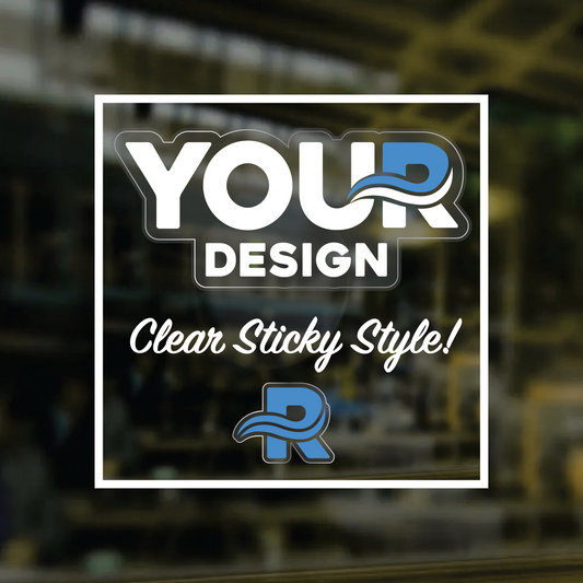 Clear Adhesive Stickers - Kiss Cut