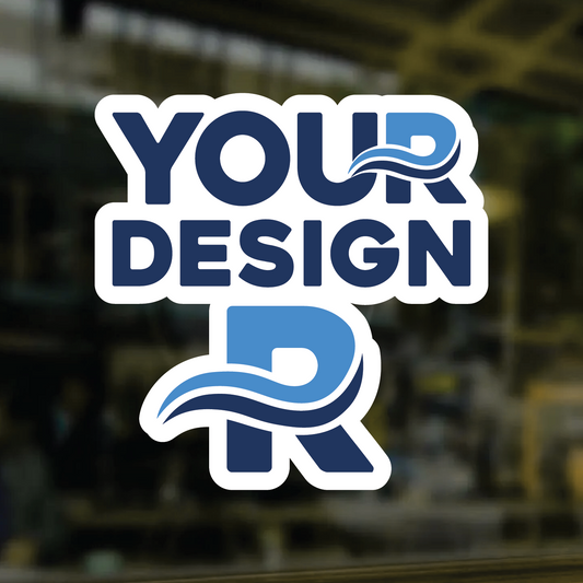 Standard White Vinyl Stickers - Any Shape